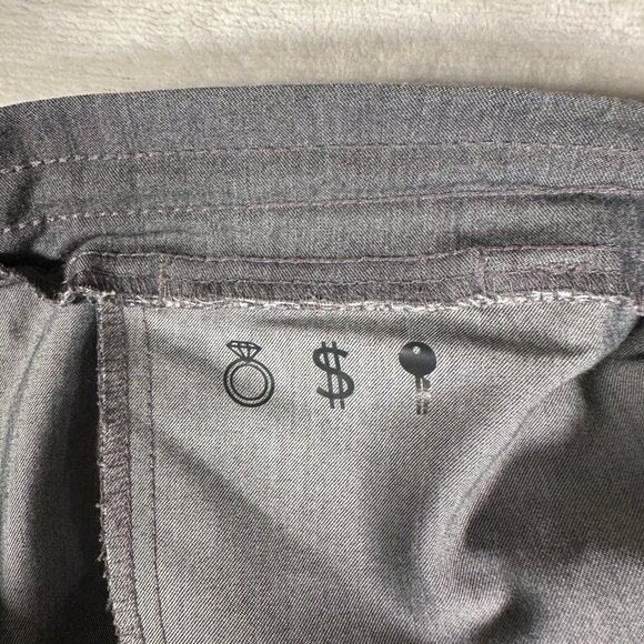 Figs Scrub Pants Women Size XXS Petite Gray Yola Skinny Drawstring Pockets - Picture 9 of 11